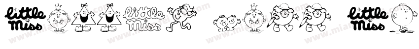 Little Miss Loudon字体转换